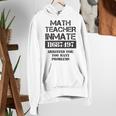 Halloween Math Teacher Prisoner Costume Women's Hoodie, funny gift Halloween Math Teacher Prisoner Costume Women's Hoodie, funny gift
