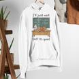 Halloween Teacher I'Ll Just Wait Until It's Quiet Women's Hoodie, funny gift