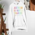 Kids AUTISM IS NOT A TRAGEDY IGNORANCE IS Proud Teacher Crew Women's Hoodie, funny gift