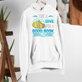 Librarian Teacher Dive Into A Good Book Reading Premium Tri-Blend Women's Hoodie, funny gift