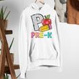 P Is For Pre-K Teacher Pencil Apple Back To School Women's Hoodie, funny gift P Is For Pre-K Teacher Pencil Apple Back To School Women's Hoodie, funny gift