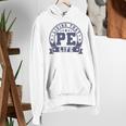 PE Teacher Living That PE Life Physical Education Teacher Women's Hoodie, Pe Teacher Hoodies, funny gift