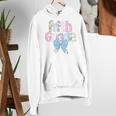 Preppy Fifth Grade Teacher Blue Floral Coquette Pencil Bow Women's Hoodie, funny gift Preppy Fifth Grade Teacher Blue Floral Coquette Pencil Bow Women's Hoodie, funny gift