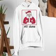 Retro All Done Christmas Special Ed Teacher Team Santa Women Women's Hoodie, funny gift Retro All Done Christmas Special Ed Teacher Team Santa Women Women's Hoodie, funny gift