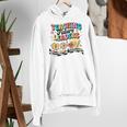 Retro Teaching Future Leaders Groovy Teacher Back To School Women's Hoodie, Future Teacher Hoodies, Groovy Teacher Hoodies, funny gift