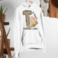 T Is For Teacher’s Aide Back To First Day Of School Leopard Men Women Girls Kids Women's Hoodie, funny gift T Is For Teacher’s Aide Back To First Day Of School Leopard Men Women Girls Kids Women's Hoodie, funny gift