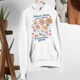 Teach Them Love Them Watch Them Grow Retro Teacher Floral Women's Hoodie, funny gift Teach Them Love Them Watch Them Grow Retro Teacher Floral Women's Hoodie, funny gift