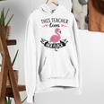 This Teacher Loves Her Flock Cute Flamingo Teacher Women's Hoodie, funny gift This Teacher Loves Her Flock Cute Flamingo Teacher Women's Hoodie, funny gift