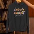 2nd Second Grade Teacher Wildflower Back To School Floral Women's Hoodie, 2nd Grade Teacher Hoodies, gift for family, gift for coworker