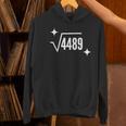 67 Meme Square Root 4489 Slang Math Teacher Men Women Women's Hoodie, gift for family, gift for coworker