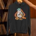 Art Teacher Painting Brushes Retro Pumpkin Ghost Artist Women's Hoodie, gift for family, gift for coworker Art Teacher Painting Brushes Retro Pumpkin Ghost Artist Women's Hoodie, gift for family, gift for coworker
