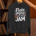 Back To School Teacher Flair Pens Are My Jam Women's Hoodie, gift for family, gift for coworker