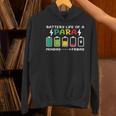 Battery Life Of a Paraprofessional Para Teacher Life Women's Hoodie, gift for family, gift for coworker