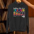 Battery Life Of a Teacher Shirt Thanksgiving Teacher Women's Hoodie, gift for family, gift for coworker
