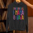 I Am Bilingual I Haha And Jaja Latina Latino Spanish Teacher Women's Hoodie, gift for family, gift for coworker
