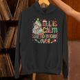 Book Tree All Is Calm Said No Teacher Ever Christmas Women's Hoodie, gift for family, gift for coworker