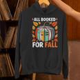 All Booked For Fall Book Pumpkin Autumn Thanksgiving Teacher Women's Hoodie, gift for family, gift for coworker