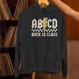 Boys Girls Teachers Rock Back To School ABCD Back In Class Women's Hoodie, gift for family, gift for coworker