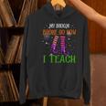 My Broom Broke So Now I Teach Teacher Witch Halloween Women's Hoodie, gift for family, gift for coworker