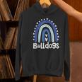 Bulldogs School Mascot Rainbow Teacher Lover Women's Hoodie, gift for family, gift for coworker Bulldogs School Mascot Rainbow Teacher Lover Women's Hoodie, gift for family, gift for coworker