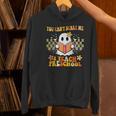 You Can't Scare Me I Teach Preschool Ghost Halloween Teacher Women's Hoodie, gift for family, gift for coworker