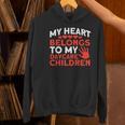 Childcare My Heart Belongs To Children Daycare Teacher Men Women Women's Hoodie, gift for family, gift for coworker
