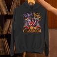Way To Classroom Halloween Witch Three Cute Sloths Teacher Women's Hoodie, gift for family, gift for coworker
