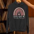 Coffee Gives Me Teacher Powers Leopard Rainbow Teacher Women's Hoodie, gift for family, gift for coworker Coffee Gives Me Teacher Powers Leopard Rainbow Teacher Women's Hoodie, gift for family, gift for coworker