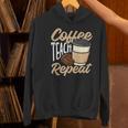 Coffee Teach Repeat Teacher Women's Hoodie, gift for family, gift for coworker