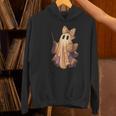 Coquette Music Note Patchwork Ghost Music Teacher Halloween Women's Hoodie, gift for family, gift for coworker Coquette Music Note Patchwork Ghost Music Teacher Halloween Women's Hoodie, gift for family, gift for coworker