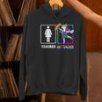 Cute Art Teacher Magical Dabbing Unicorn Artist Women's Hoodie, gift for family, gift for coworker