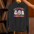 Cute Ghost Read More Books Lover Teacher Halloween Costume Women's Hoodie, gift for family, gift for coworker