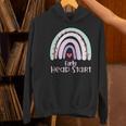 Early Headstart Cute Retro Rainbow Teachers Women's Hoodie, gift for family, gift for coworker