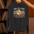 Fab Boo Lous 5th Grade Teacher Retro Ghost Spooky Halloween Women's Hoodie, gift for family, gift for coworker