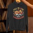Fall In Love With Kindergarten Autumn Kindergarten Teacher Women's Hoodie, gift for family, gift for coworker Fall In Love With Kindergarten Autumn Kindergarten Teacher Women's Hoodie, gift for family, gift for coworker