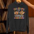 Fall In Love With Learning Autumn Fall Season Teacher Women's Hoodie, gift for family, gift for coworker