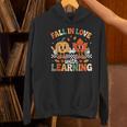 Fall In Love With Learning Shirt Autumn Thanksgiving Teacher Women's Hoodie, gift for family, gift for coworker Fall In Love With Learning Shirt Autumn Thanksgiving Teacher Women's Hoodie, gift for family, gift for coworker
