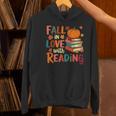 Fall In Love With Reading Autumn Thanksgiving Shirt Teacher Women's Hoodie, gift for family, gift for coworker Fall In Love With Reading Autumn Thanksgiving Shirt Teacher Women's Hoodie, gift for family, gift for coworker
