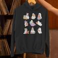 Ghost Book Reading Halloween Books Lover Teacher Kids Women's Hoodie, gift for family, gift for coworker