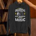Some Grandpas Play Bingo Real Grandpas Teach Music Teacher Women's Hoodie, gift for family, gift for coworker