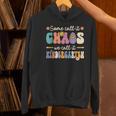Groovy Some Call It Chaos We Call It Kindergarten Teacher Women's Hoodie, Groovy Teacher Hoodies, gift for family, gift for coworker Groovy Some Call It Chaos We Call It Kindergarten Teacher Women's Hoodie, Groovy Teacher Hoodies, gift for family, gift for coworker