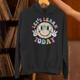 Groovy Retro Lets Learn Today Teacher Student Back To School Women's Hoodie, Groovy Teacher Hoodies, gift for family, gift for coworker