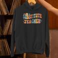 Groovy Substitute Teacher Retro Teacher Back To School Women's Hoodie, Groovy Teacher Hoodies, gift for family, gift for coworker Groovy Substitute Teacher Retro Teacher Back To School Women's Hoodie, Groovy Teacher Hoodies, gift for family, gift for coworker