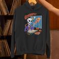 Halloween Skeleton Geography Teacher Pumpkin Bats Classroom Women's Hoodie, gift for family, gift for coworker
