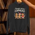 Hangin With My Cookies Gingerbread Christmas Teacher Women's Hoodie, gift for family, gift for coworker