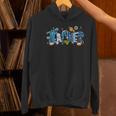 Hanukkah Leopard Plaid Teacher Chanukah Jewish Women Men Women's Hoodie, gift for family, gift for coworker