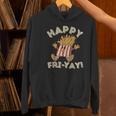 Happy Fri Yay Retro French Fries Friday Lovers Fun Teacher Women's Hoodie, gift for family, gift for coworker