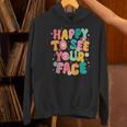 Happy To See Your Face Teacher Disco Ball Back To School Women's Hoodie, gift for family, gift for coworker
