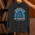 Happy Teacher I Wear Blue For My Students Autism Awareness Women's Hoodie, gift for family, gift for coworker Happy Teacher I Wear Blue For My Students Autism Awareness Women's Hoodie, gift for family, gift for coworker
