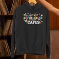 Hot All Superheroes Wear Capes Cute Teacher End Of School Women's Hoodie, gift for family, gift for coworker